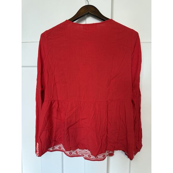 Savanna Jane Women's Boho Top Size Medium NWT Floral Bohemian Cottagecore - Picture 4 of 8